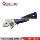 RIGHTTOOLS RT-J322 Professional Quality CR-V Adjustable SPANNER Wrench
