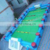 Adults Inflatable Babyfoot Picth With Pipes 12x6 Meter Inflatable Foosball Field