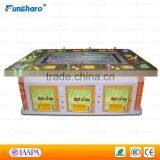 Funshare 2015 Hot Sale Coin Operated Arcade Fishing Game Machine Video Game Machin for 8 Player