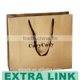 Extra Link Ecologic High Quality Kraft Paper Reuseable Shopping Bag Gift Bag Paper