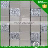 factory price 304 400 series baosteel cold rolled stainless steel mosaic for home decoration