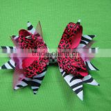 Popular new style lovely cheap hair bows for baby girls