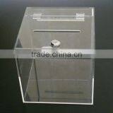 Acrylic Ballot Box With Lock thumbnail-1