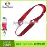 New Premium Wholesale China Products Custom id Card Holder Printed Lanyard With Usb Flash Drive thumbnail-3