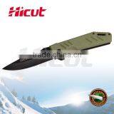 Black Coating Blade Linelock Pocket Folding Knife With Plastic Handle thumbnail-1
