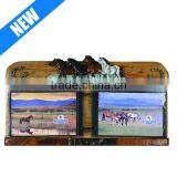 Souvenir Gift With Hand Painted Poly Resin Turkey and Deer Accents thumbnail-1