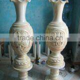 Stone Flowerpots With Carving thumbnail-1
