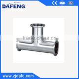 High Quality Sanitary Stainless Steel Pipe Fitting Clamped Tee thumbnail-1