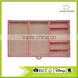 High Quality Fashion Case Gift Jewelry pu Leather Jewelry Case/ Custom Made Travel Jewelry Case thumbnail-5