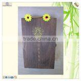 Silk Printing Laser Engraving Antique Color Wine Case Box thumbnail-1