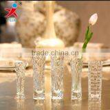 Wholesale transparent glass vase/contracted fashion table of a hotel room flower-stand surface furnishing articles/floret bottle