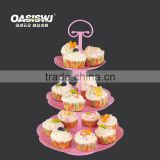 Iron METAL cake stands for wedding cakes/ 3 tiers cupcake stand/fruit holder