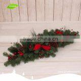 GNW CHGR-1607033 New Arrival Customized Wholeasle Beautiful Colorful Artificial Christmas Garland for Home Decoration thumbnail-1