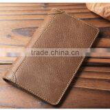 Retro Bifold Men Pure Leather Business Card Holder Fashion Card Wallet thumbnail-5