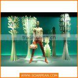 PVC Christmas Tree Window Display Props Visual Merchandising Supplies thumbnail-2