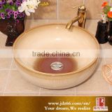 Hot selling flambe glaze dirt-proof ceramic kitchen sink