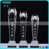 Custom High Quality Golden Star Crystal Trophy Award thumbnail-3