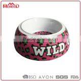 Antichoke Personalized Plastic Supreme Dog Bowl, Puppy Slow Down Eating Feeder Dish thumbnail-2