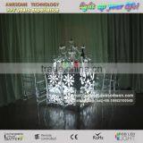 LED Light Up Wedding Table Lighted Glass Wedding Hall Table Wedding Lighting Table thumbnail-2