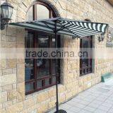 Patio Cheap Green White Fabric Half Round Sun Umbrella CK1424 thumbnail-2