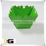 Colourful Sqaure Metal Flower Pot Flower Bucket thumbnail-3
