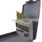 13pcs 1.5-6.5mm HSS-TiN HSS Titanium Coated Twist Drill Bit Set DIN 338, Hole Boring Bits, Drilling Tool Kit thumbnail-3