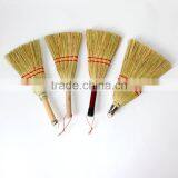ESD Corn Straw Hand Whisk Broom With Metal Ring Cap thumbnail-1