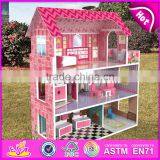 New Design Lovely Girls Toy Sets Wooden Miniature House Kits W06A235 thumbnail-1