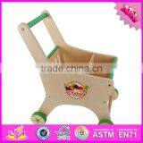 Funny Toys Toddlers Wooden Push Toy Shopping Cart W16E068-S thumbnail-2
