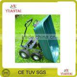 Four Wheel Garden Drump Usage Plastic Tray Tool Cart TC2145 thumbnail-2