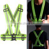 Reflective Vest Harness High Visibility Running Walking Sport Cycling Safety thumbnail-1