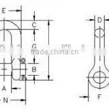 SKC-M4-G215DR-1-1/4 HG US Type D Shackle thumbnail-2