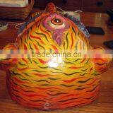 Dragon Mask Wall Hanging Decor Handmade in Nepal thumbnail-5