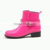 Fashion New Design Girls Ankle Low Pvc Rain Boot thumbnail-2