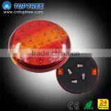 140mm Round Led Brake Lights Led Stop Lights Led Tail Lights For Utes thumbnail-1