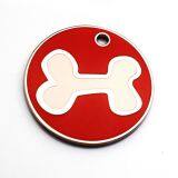 Wholesale anodized aluminum bone pet dog tags