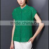 2016 Best Selling High Quality Ladies Lady Lace Tops Latest Design thumbnail-1