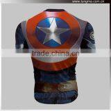 Custom Design Super Avenger Hero Cosplay Bat Man T Shirt thumbnail-2