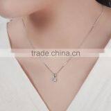 New Launched Big Dainty Platinum Necklace thumbnail-1