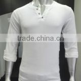 Branded Mens Henley Neck Surplus T-Shirts with Fold Up Sleeves