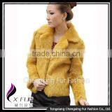 CX-G-A-201 New Fashion Rabbit Fur Winter Jacket Woman Clothes thumbnail-2
