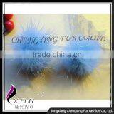 CX-F-03 Wholesale Cheap Charming Gift Promotion Jewelry Fashion Cute Mink Fur Ball Earring thumbnail-3