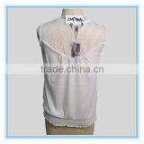 2016Fashion White Lace Summer Chiffon Ladies Vest thumbnail-2