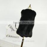 2017 New Fluffy High Quality Real Fox Fur Vest Women in Blue and Red PC-256 thumbnail-5