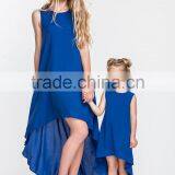 Chiffon New Style Matching Mother And Me Dresses Maxi Long Frock Design Child Dress thumbnail-1