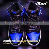 Official Genuine Sheepskin Flat Shoelaces Luxury Goatskin Shoes Strings Gold/Silver Metal Tips Boots Laces for Martin Boots thumbnail-5