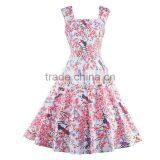 Walson Z&M Women Floral FallDress Vintage Rockabilly Tunic Dresses thumbnail-3