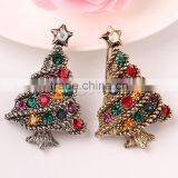 Christmas Jewelry Brooch With Rhinestone Christmas Gift Ideas Christmas Tree Brooch thumbnail-2