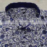 100% Cotton Material New Pattern Printing Custom Hawaiian Shirts for Men 2017 thumbnail-3