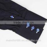 Button Down Stripe Men Shirt Dress Shirt Spandex /cotton thumbnail-3